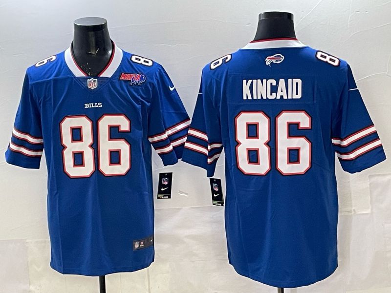 Men 2025 Buffalo Bills #86 Kincaid Blue Nike Limited NFL Jersey style 07->youth nfl jersey->Youth Jersey
